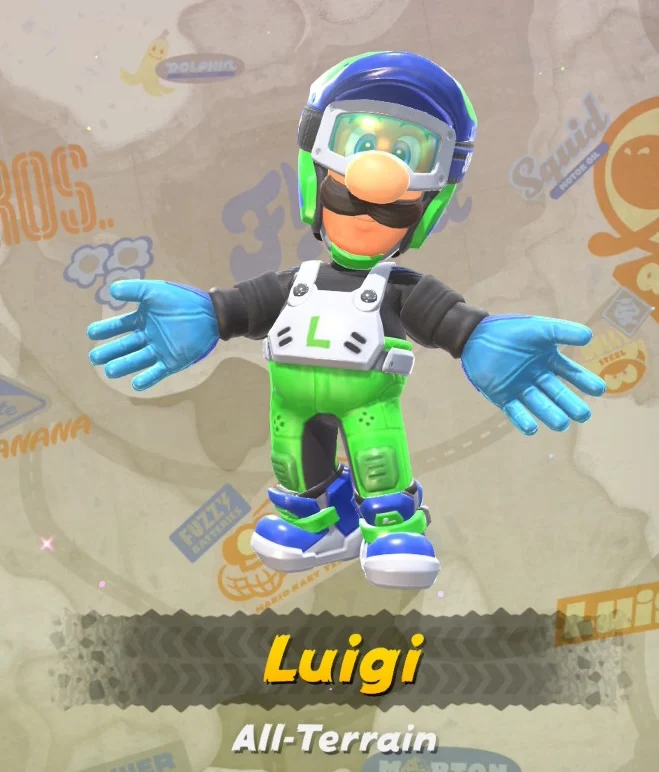 Mario Kart World Luigi Costumes