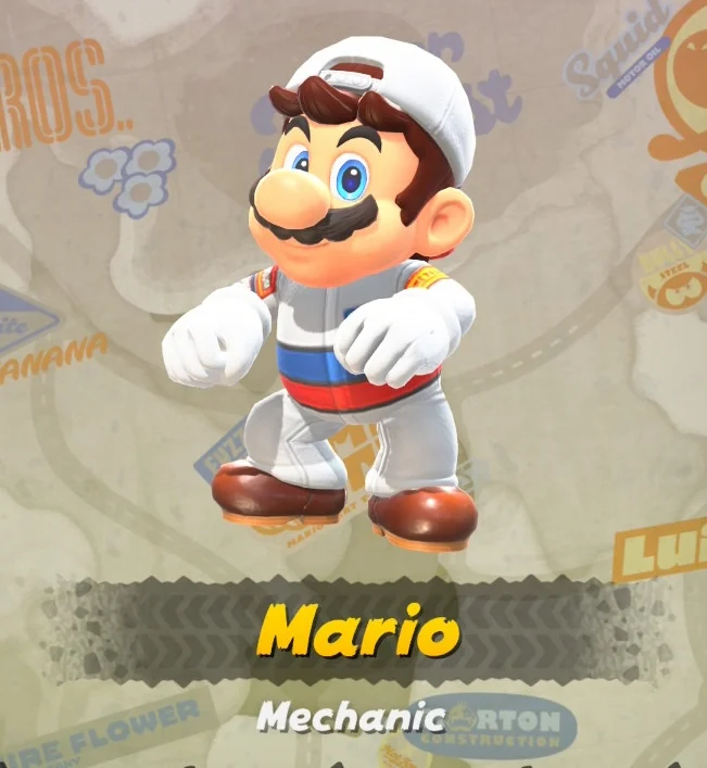Mario Kart World Mario Mechanic