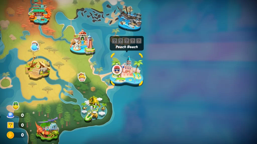 Mario Kart World Peach Beach