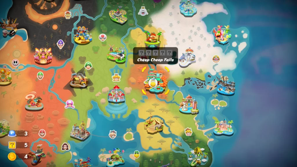 Mario Kart World Cheep Cheep Falls