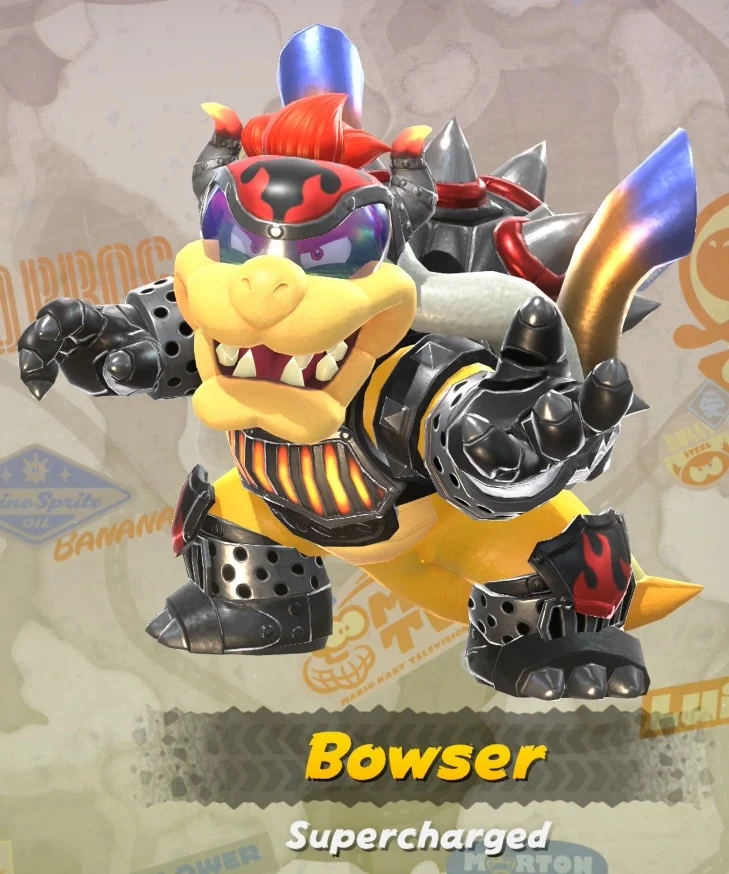 Mario Kart World Bowser Costumes