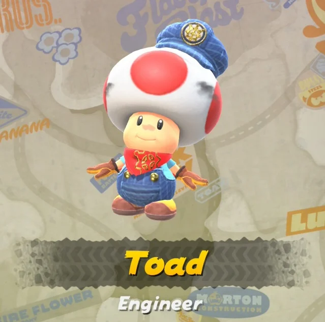 Mario Kart World Toad Costumes