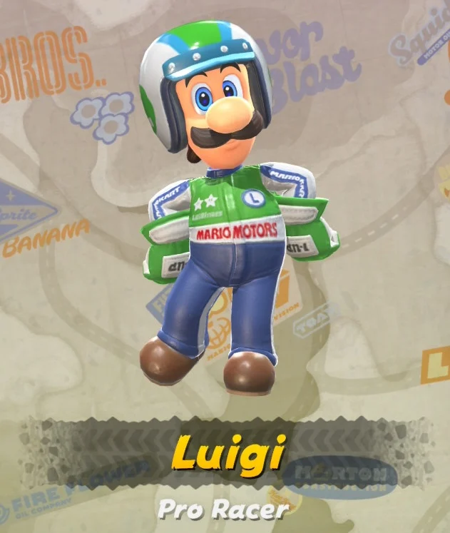 Mario Kart World Luigi Costumes
