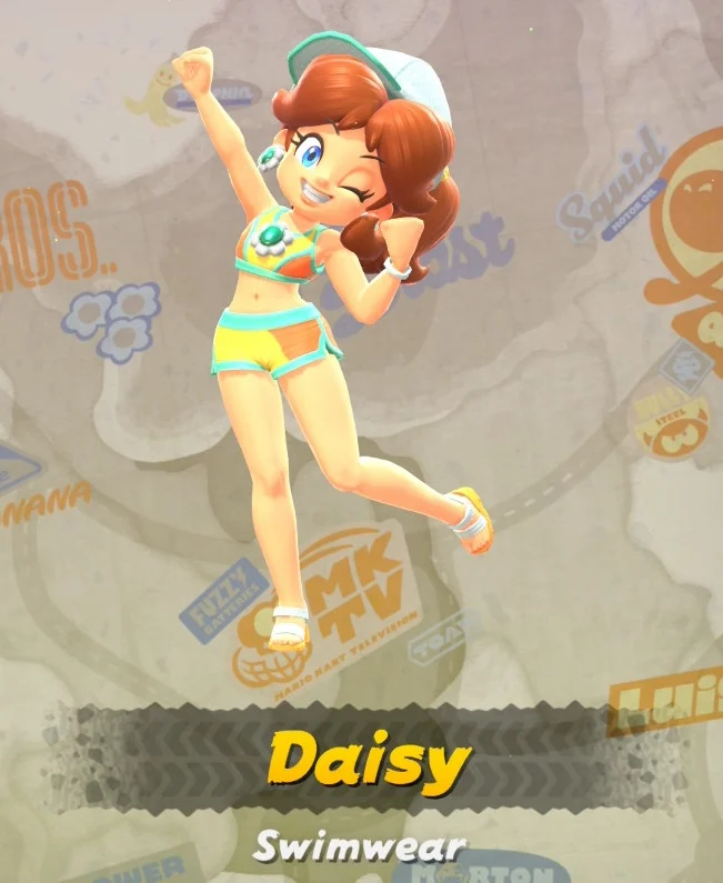 Mario Kart World Daisy Costumes
