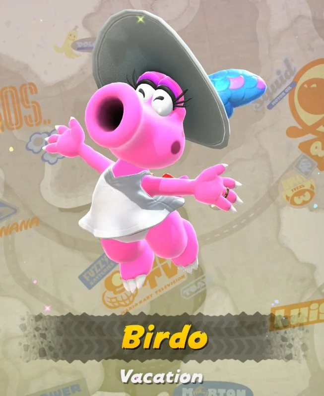 Mario Kart World Birdo Costumes
