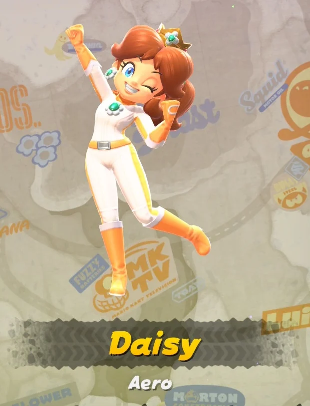 Mario Kart World Daisy Costumes