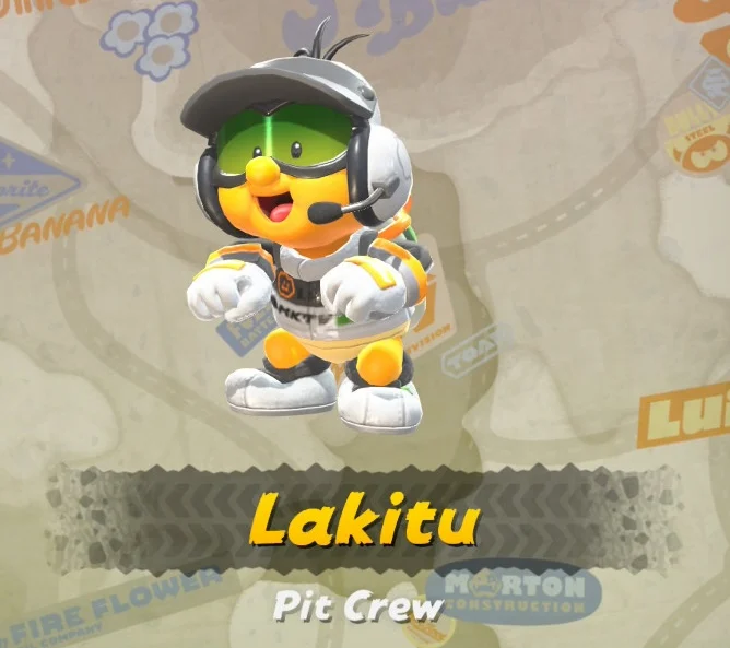 Mario Kart World Lakitu Costumes
