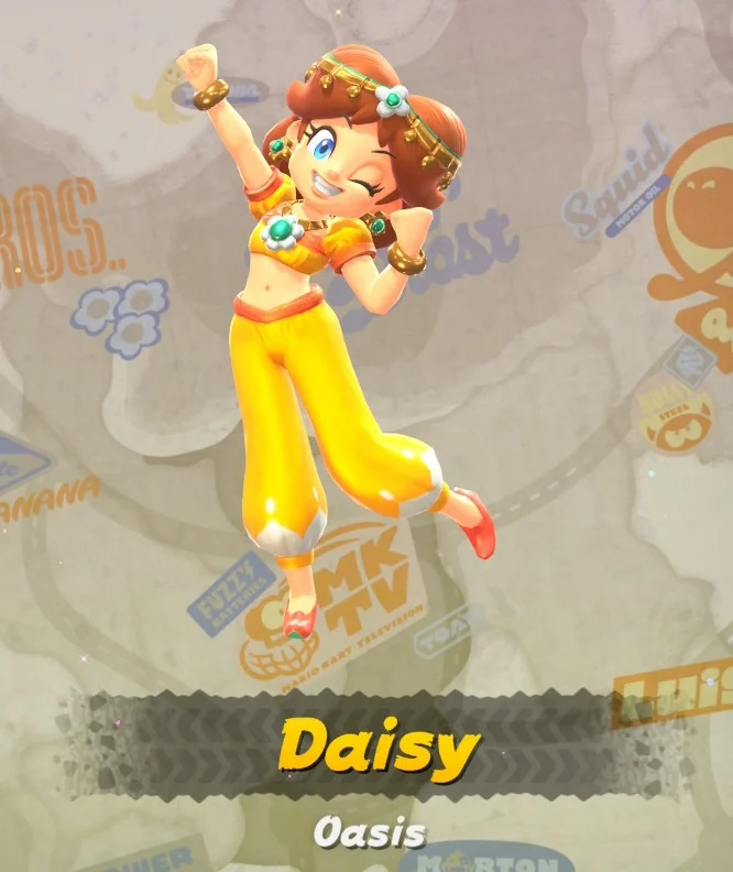 Mario Kart World Daisy Costumes