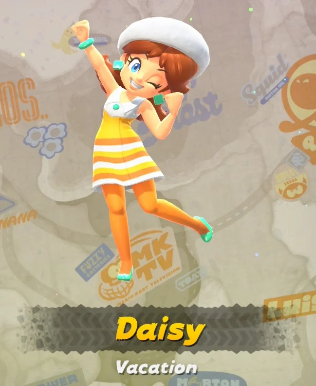Mario Kart World Daisy Costumes