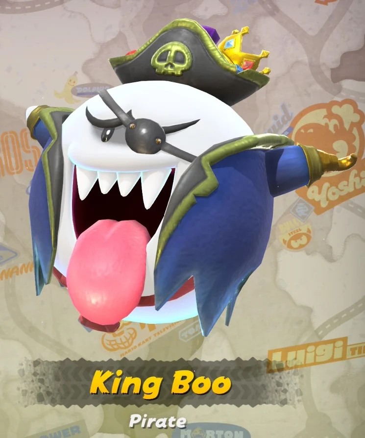 Mario Kart World King Boo Costumes