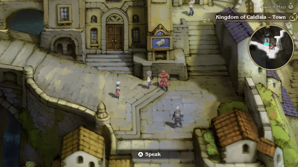 Bravely Default Flying Fairy Intro - man wearing red