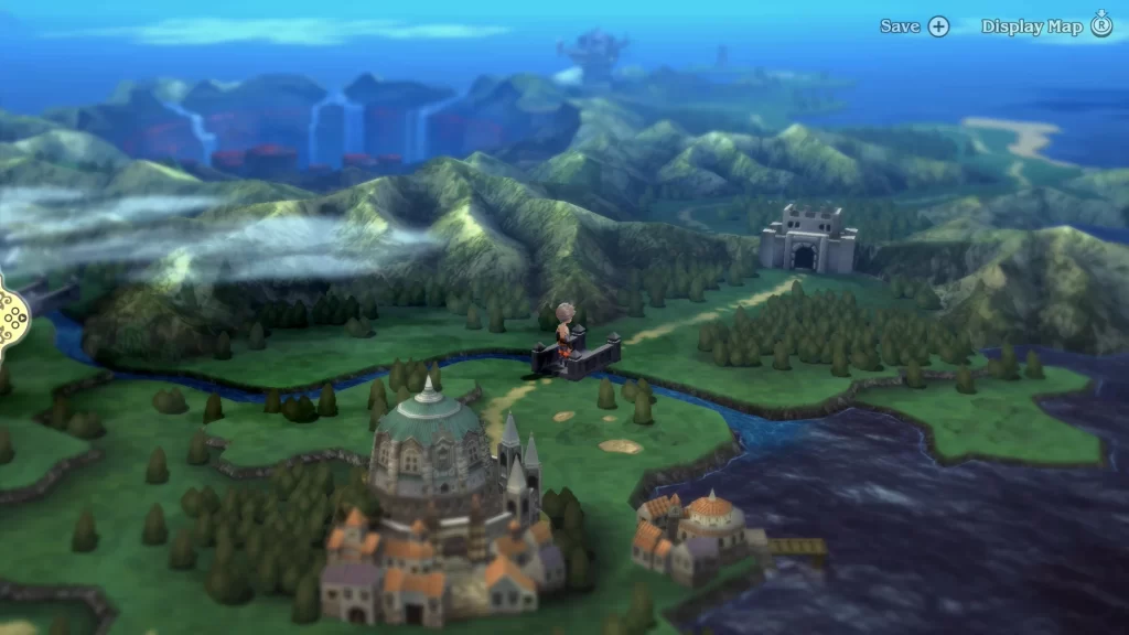 Bravely Default Flying Fairy Intro - heading to the Ruins of Centro Keep