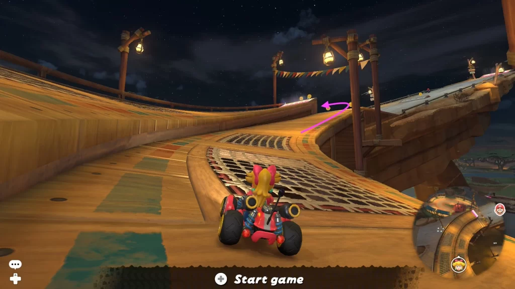 Mario Kart World Faraway Oasis ? Panel