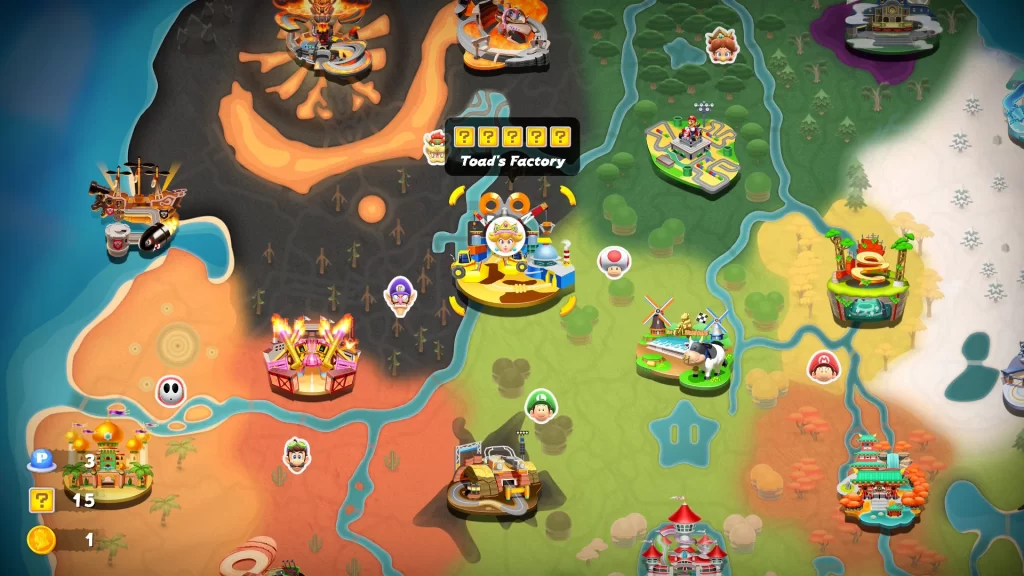 Mario Kart World Toad's Factory ? Panels