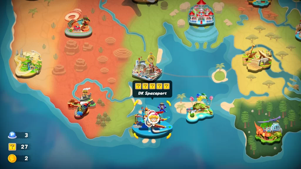 Mario Kart World DK Spaceport ? Panels