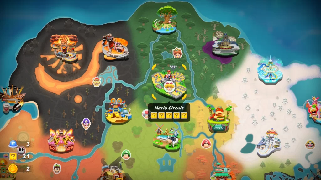 Mario Kart World Mario Circuit ? Panels