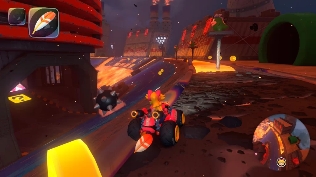 Mario Kart World Bowser's Castle ? Panels