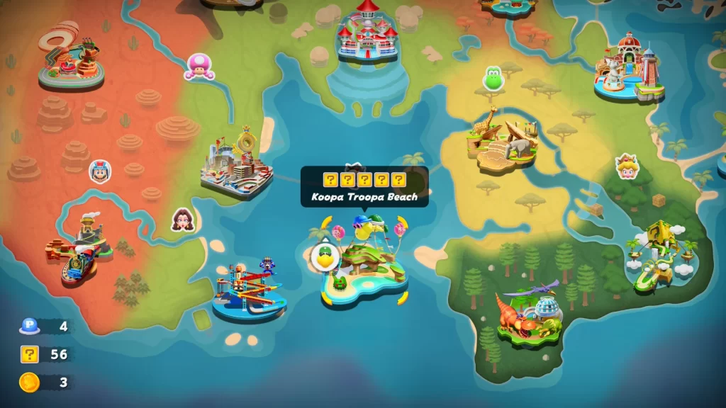 Mario Kart World Koopa Troopa Beach ? Panel