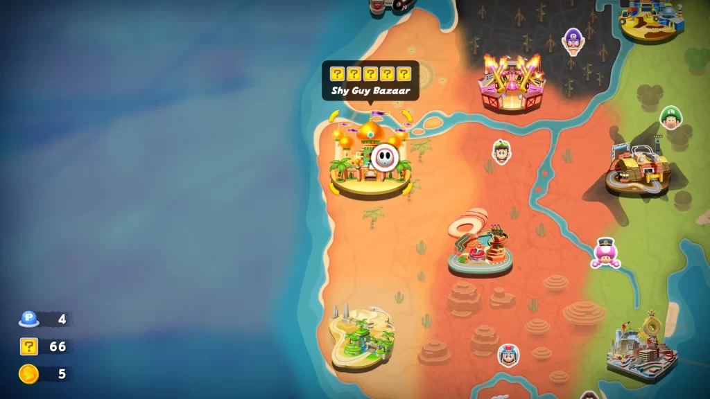 Mario Kart World Shy Guy Bazaar ? Panels