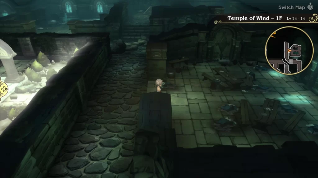 Bravely Default Flying Fairy Temple of Wind 2F