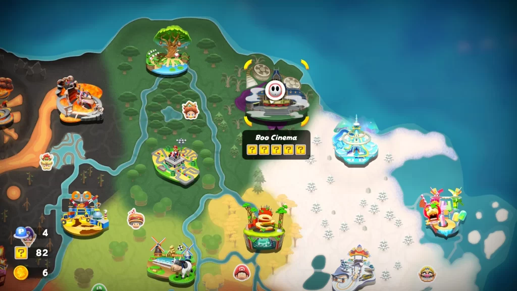 Mario Kart World Boo Cinema ? Panels