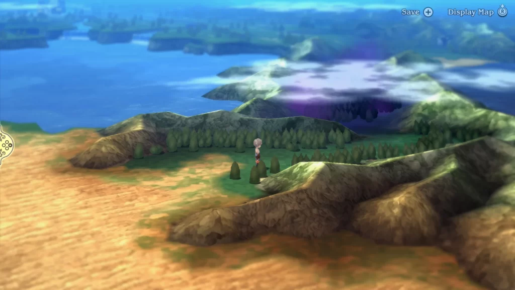 Bravely Default Flying Fairy Miasma Woods on World Map