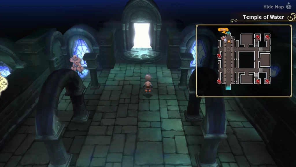 Bravely Default Flying Fairy Temple of Water Chests