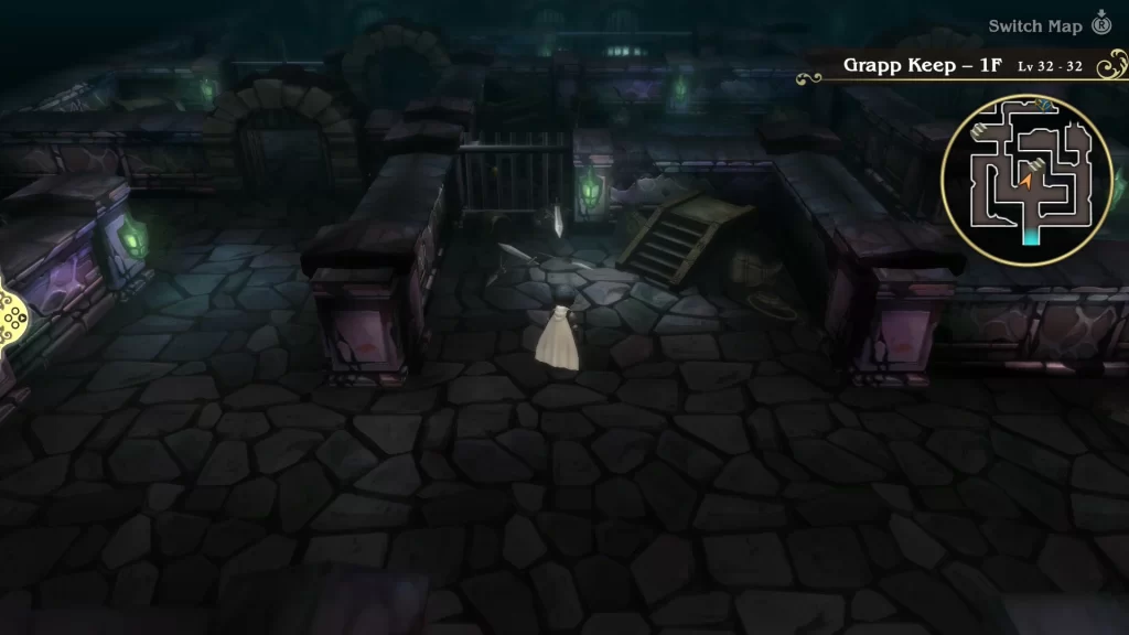 grapp keep 1F main path stairs