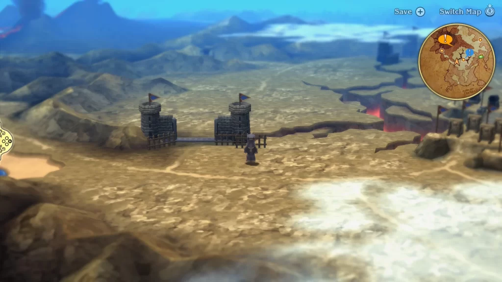 traveling to the Mytrhil Mine in Bravely Default Flying Fairy Chapter 3