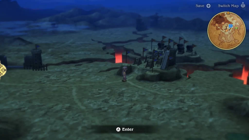 Traveling to Eisen Bridge to start the Preformer Sub-Scenario - Bravely Default Flying Fairy Chapter 3 Jobs