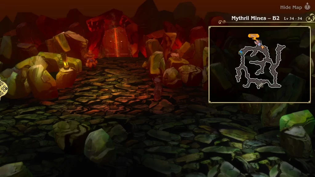 Mythril Mines path to the Undeflow