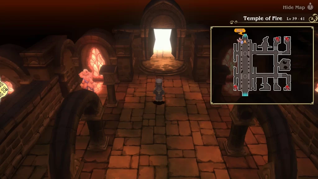 Finally at the Temple of Fire in Bravely Default Flying Fairy Chapter 3