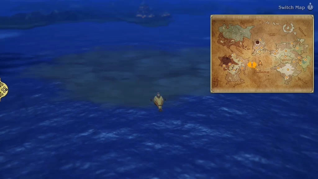 Fog near Grandship where the ghost ship is hidden