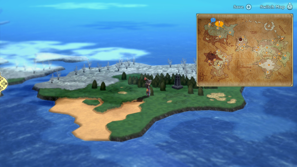 Water keystone location