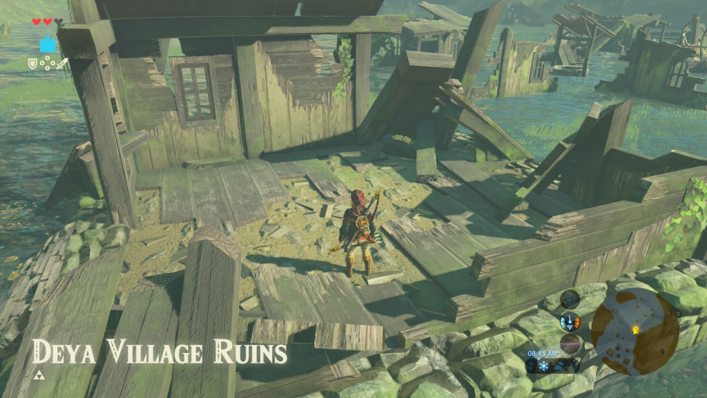 journal in the ruined building in Deya Village Ruins