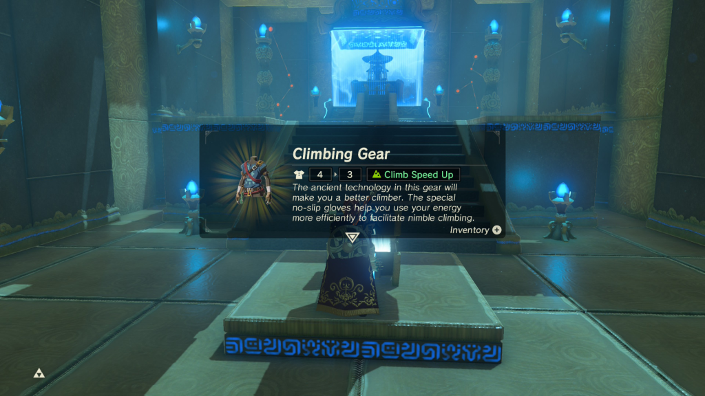 Climbing Gear The Legend of Zelda Breath of the Wild