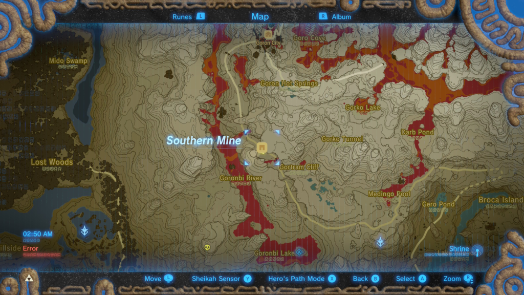 Kima at Southermine along the path leading to Goron City