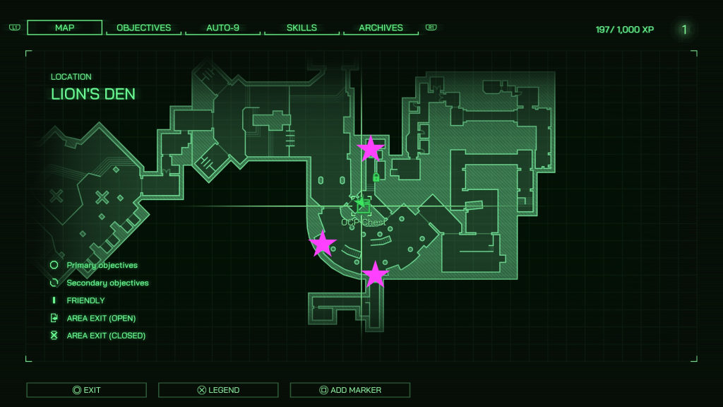 Lion's Den Hostage Locations