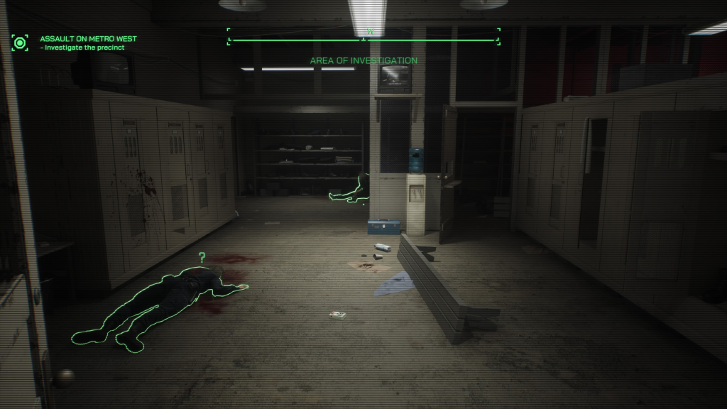 Assault on Metro West - Scan to investigate the precinct