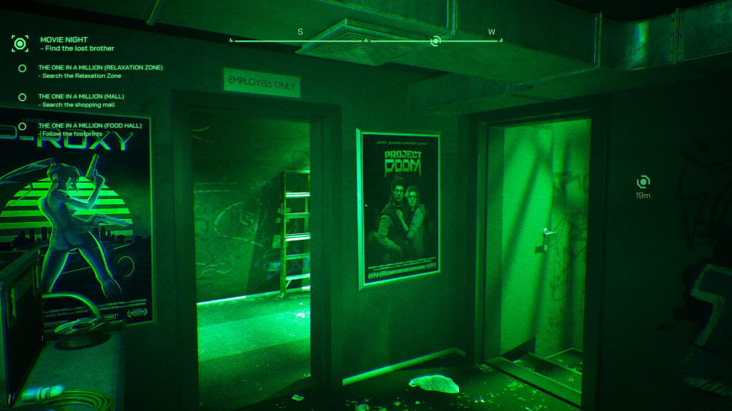 Movie Night Secondary Objective - Employees Only entrance