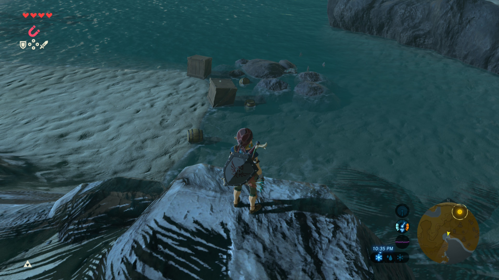 area location of the first fragment