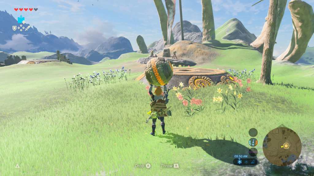 pedestal to place the second orb in