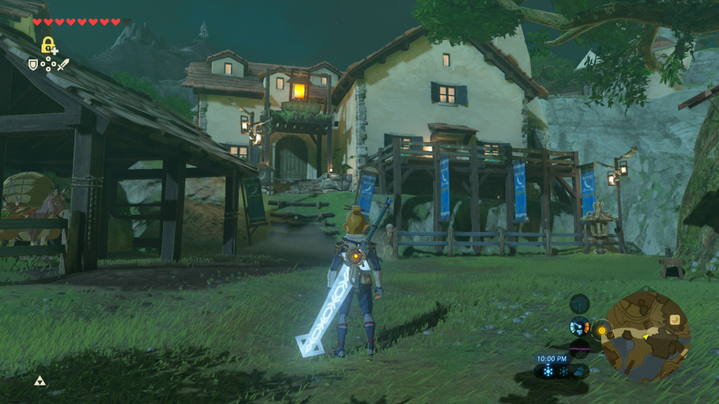 The Ton Pu Inn during the A Gift for My Beloved Side Quest in Breath of the Wild