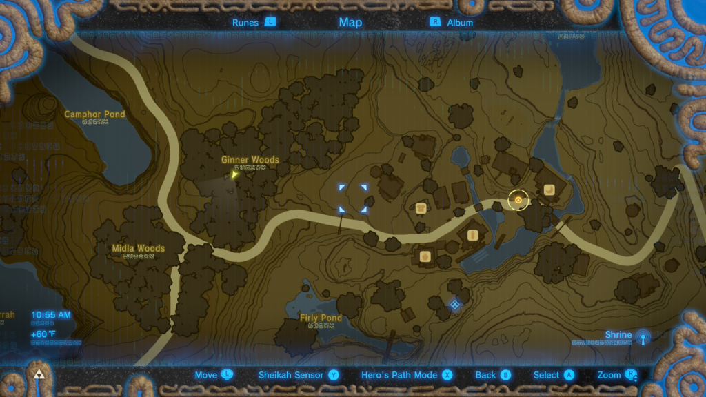 where to hunt Restless Crickets during the A Gift for My Beloved Side Quest in Breath of the Wild