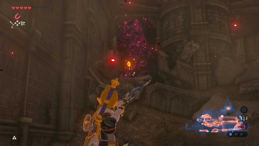 second eye in a side room