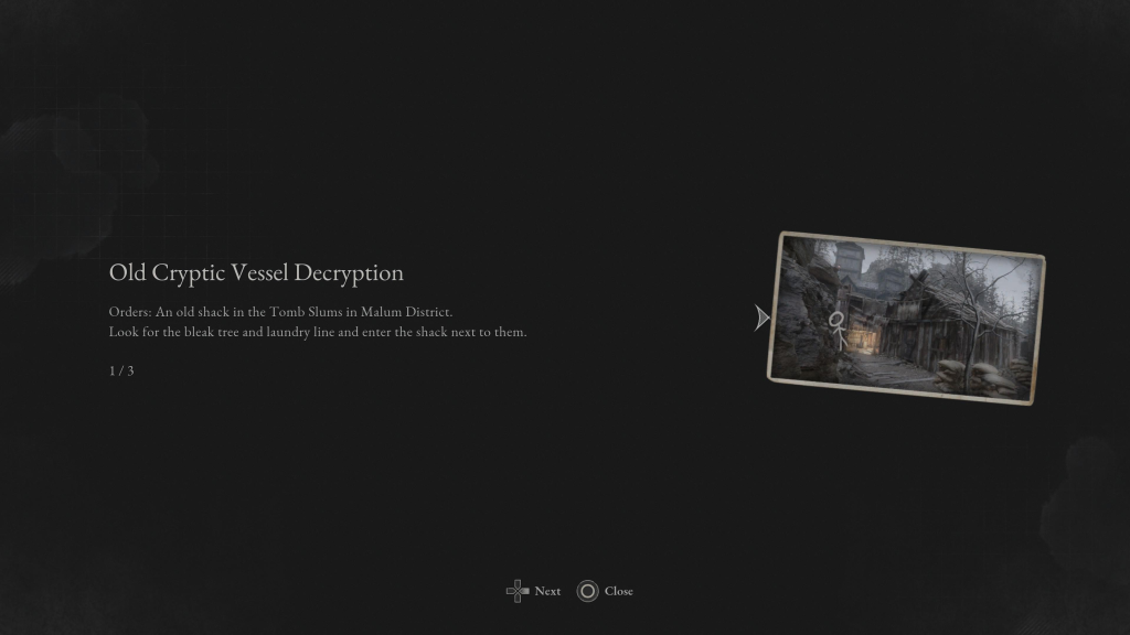 Lies of P Old Cryptic Vessel Decryption