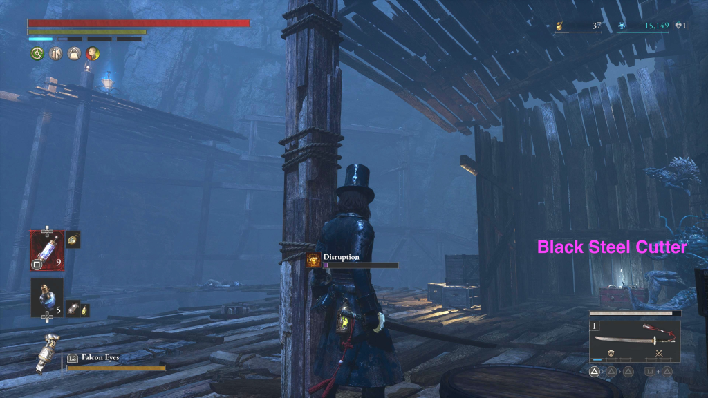 Black Steel Cutter in Lies of P Hermit's Cave