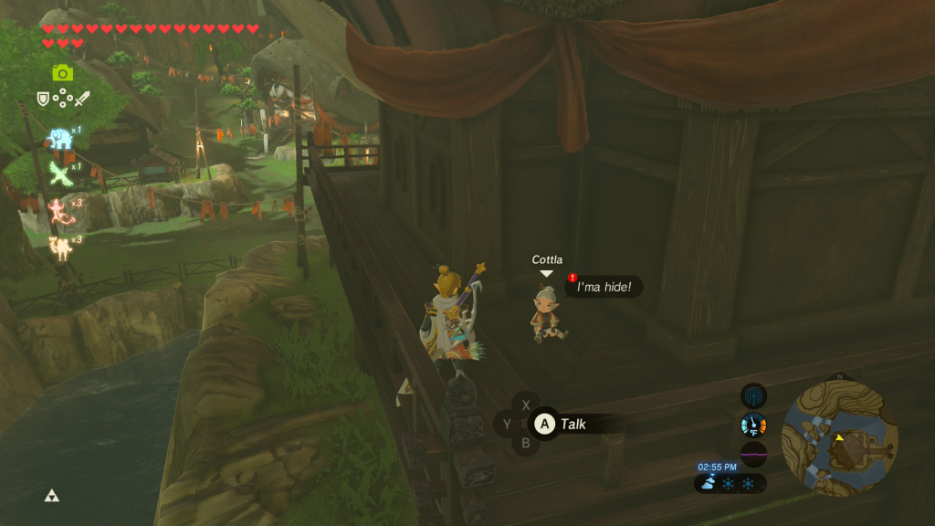 where to find cottla during the playtime with cottla quest