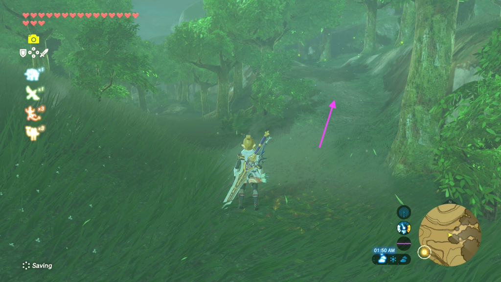 take the path to the right