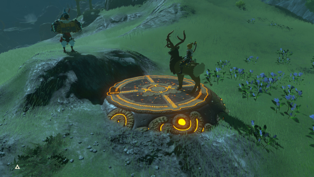 stand on the platform with a buck